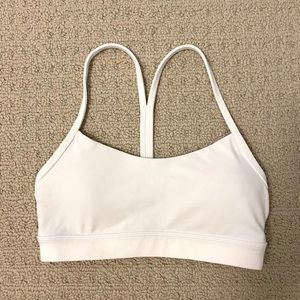 Lululemon Flow Y Bra in White